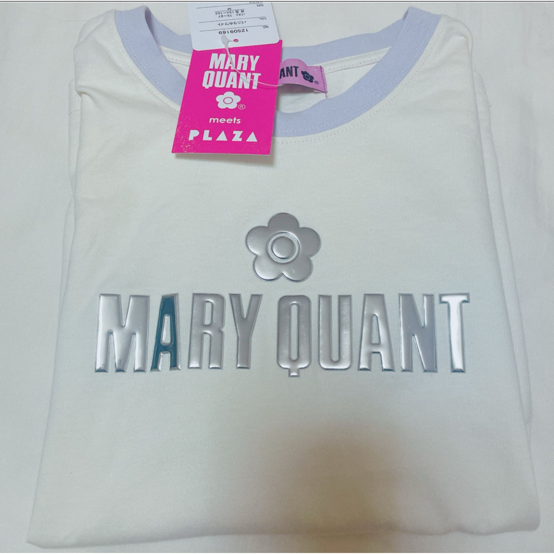 MARY QUANT - MARY QUANT マリークワント ショート丈Tシャツの MARY QUANT - MARY QUANT マリークワント ショート丈Tシャツの