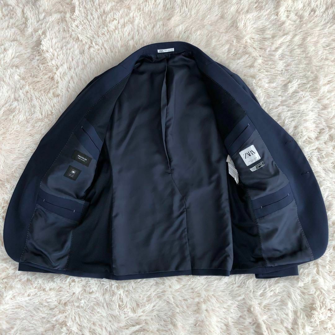 ZARA - ZARAザラセットアップスーツネイビー紺色2XL相当54大きい ZARA - ZARAザラセットアップスーツネイビー紺色2XL相当54大きい