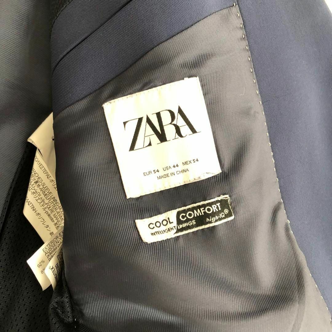 ZARA - ZARAザラセットアップスーツネイビー紺色2XL相当54大きい ZARA - ZARAザラセットアップスーツネイビー紺色2XL相当54大きい