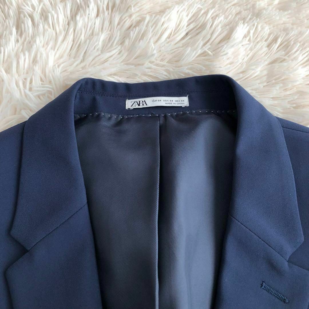 ZARA - ZARAザラセットアップスーツネイビー紺色2XL相当54大きい ZARA - ZARAザラセットアップスーツネイビー紺色2XL相当54大きい