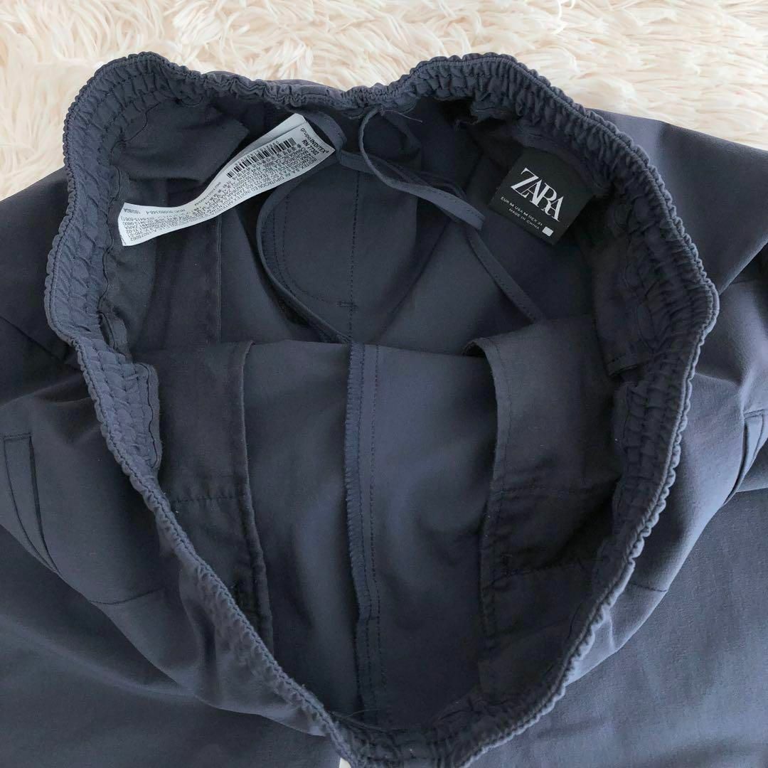 ZARA - ZARAザラセットアップスーツネイビー紺色ナイロンSM ZARA - ZARAザラセットアップスーツネイビー紺色ナイロンSM