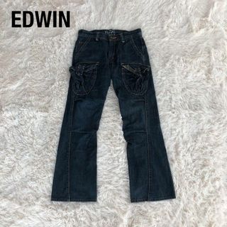 EDWIN - EDWINエドウィンカーゴデニムパンツジーンズY2Kブーツ EDWIN - EDWINエドウィンカーゴデニムパンツジーンズY2Kブーツ