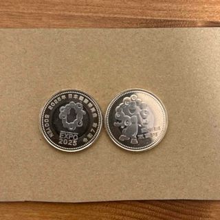 EXPO2025 大阪万博 500円記念硬貨 ミャクミャク 記念コイン 2枚(貨幣)