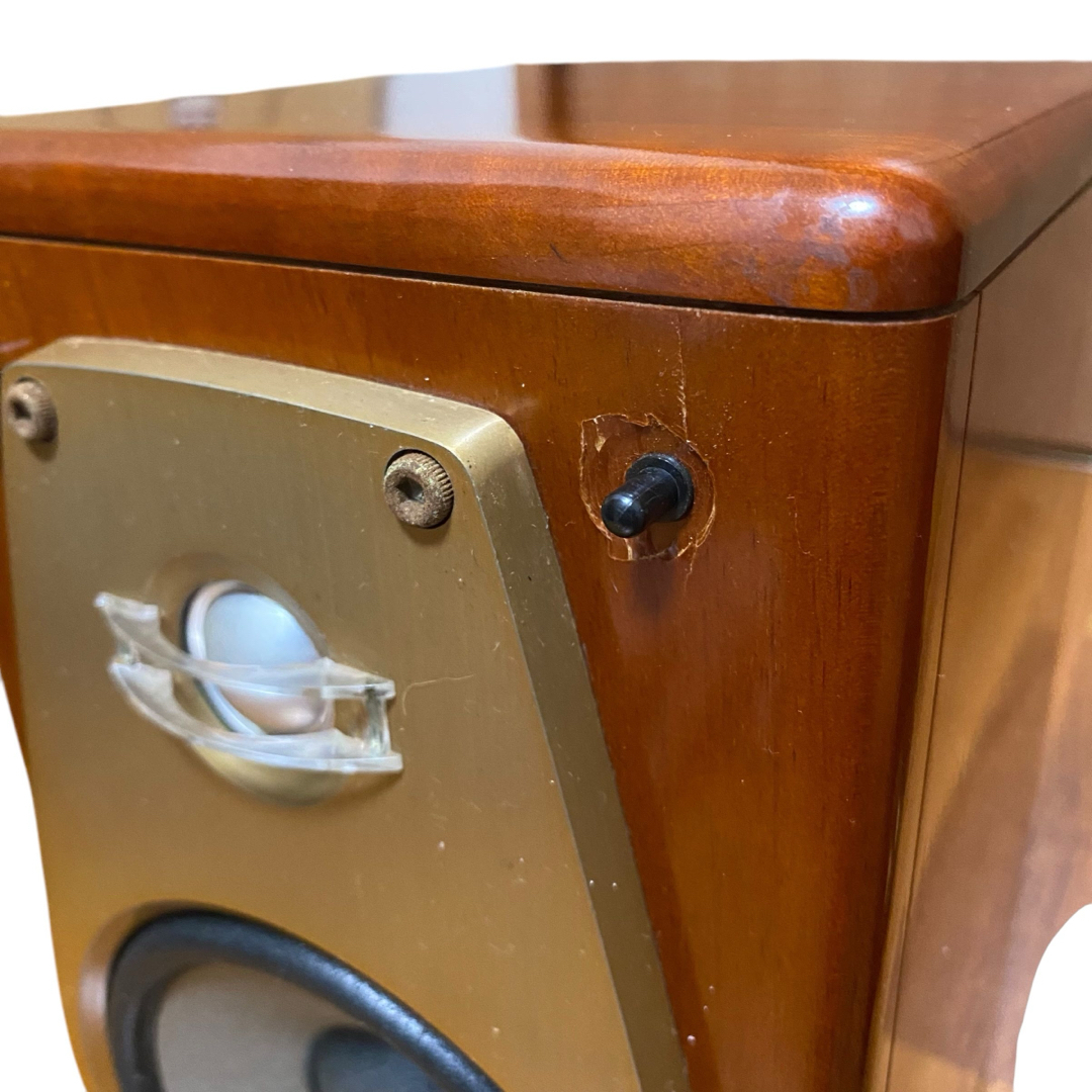 Victor - ビクター ペア スピーカー 無垢材 SX-V05 2wayシリアル Victor - ビクター ペア スピーカー 無垢材 SX-V05 2wayシリアル