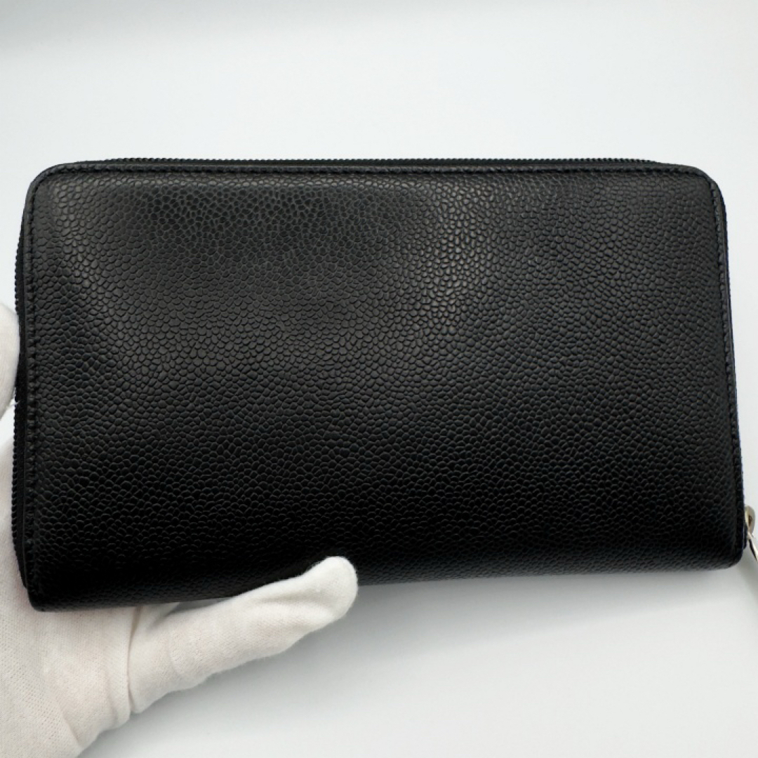 CHANEL - 国内正規品 未使用 シャネル財布 キャビアスキン CHANEL - 国内正規品 未使用 シャネル財布 キャビアスキン