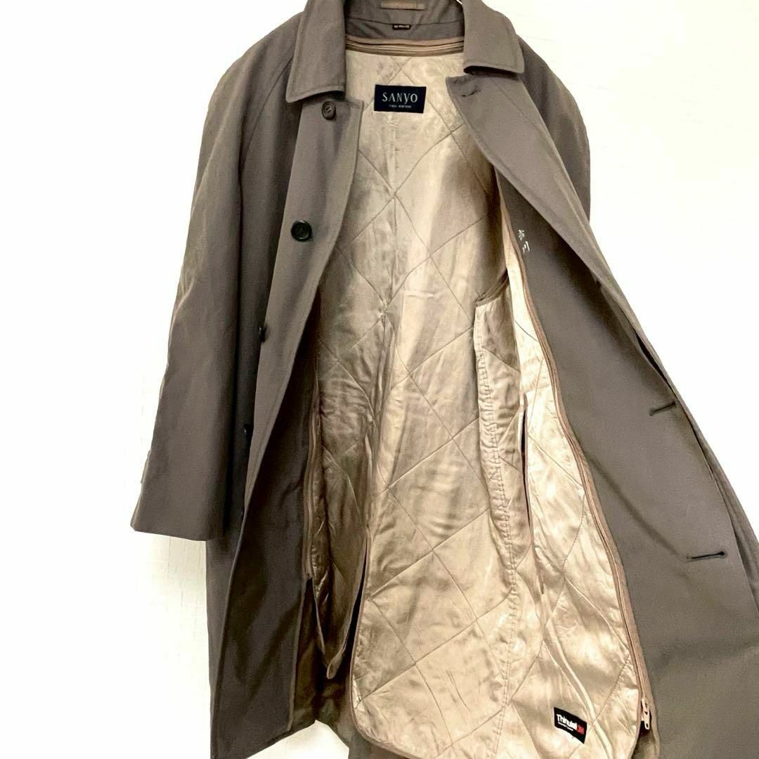 SANYO - SANYO ライナー付き ステンカラーコート 92-80-170 L SANYO - SANYO ライナー付き ステンカラーコート 92-80-170 L