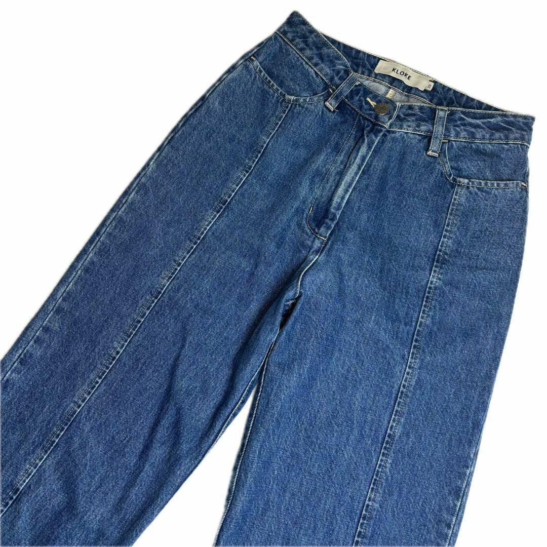 KLOKE - KLOKE クローク ILK ZIP DENIM PANT XS デニム ブルーの KLOKE - KLOKE クローク ILK ZIP DENIM PANT XS デニム ブルーの