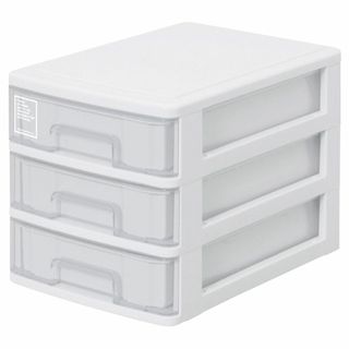 【特価商品】サンコープラスチック(SankoPlastic) 小物収納3段 シル(ケース/ボックス)