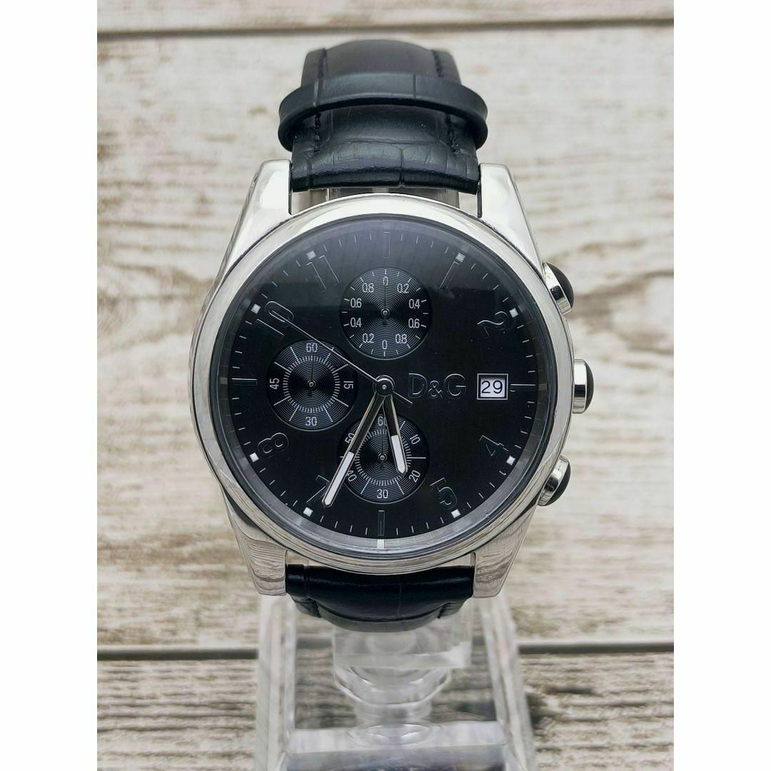 DOLCE&GABBANA - D&G クロノグラフ 腕時計 ブラックの通販 by DOLCE&GABBANA - D&G クロノグラフ 腕時計 ブラックの通販 by