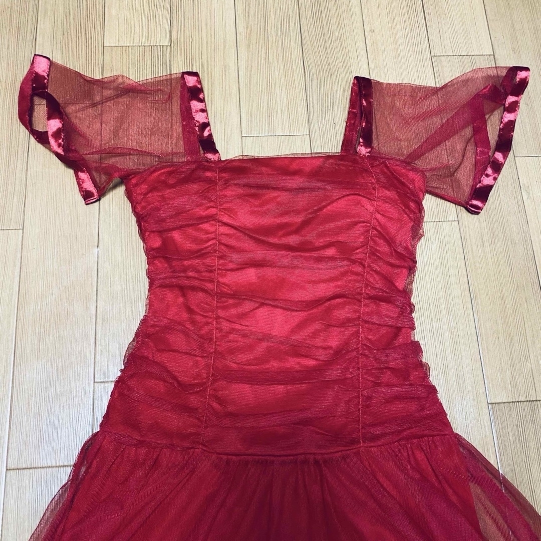 leirena レイリーナ ワンピース ドレス 社交ダンス 衣装 レッド leirena レイリーナ ワンピース ドレス 社交ダンス 衣装 レッド