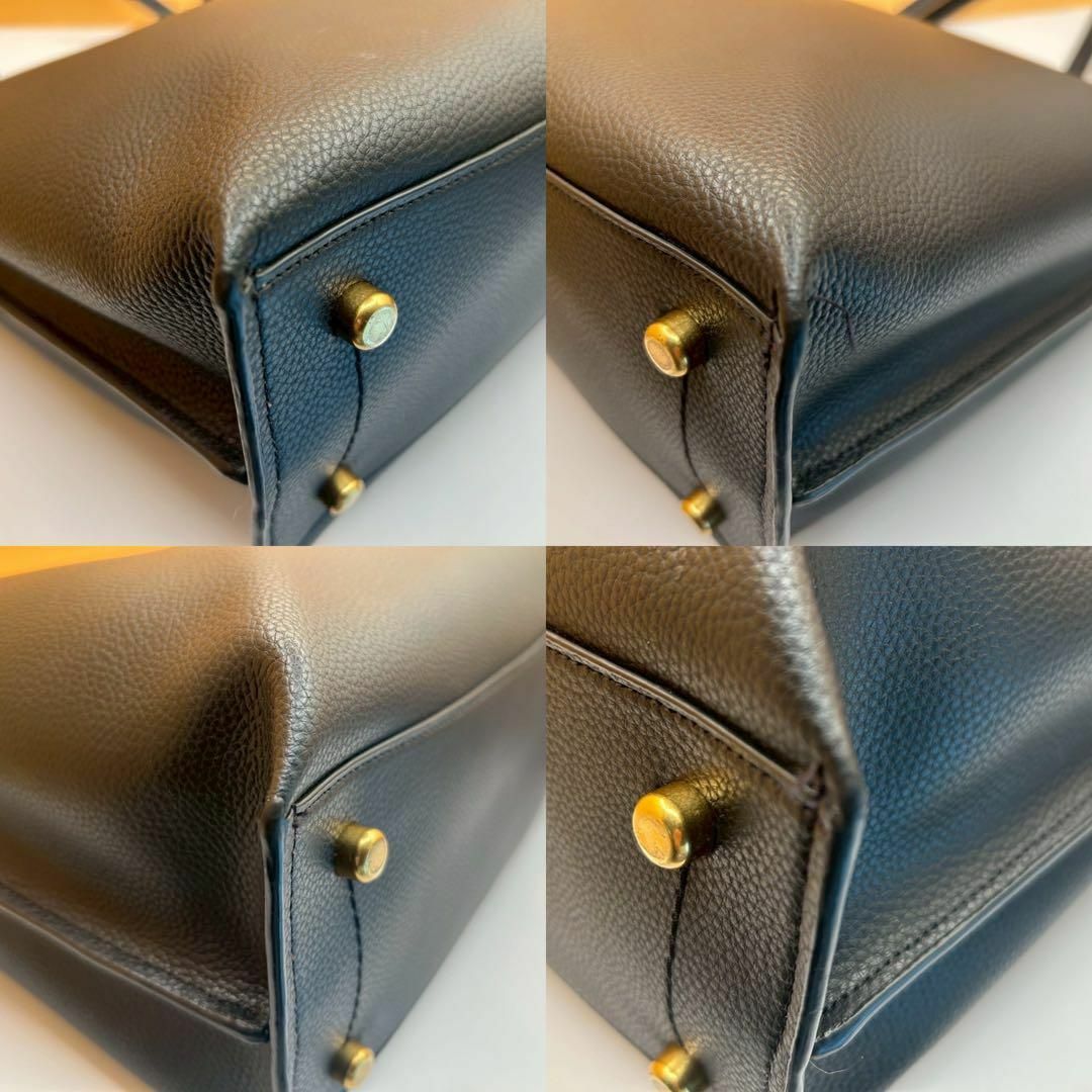 COACH - コーチ ウィロウ レザー ターンロック トートバッグ COACH - コーチ ウィロウ レザー ターンロック トートバッグ