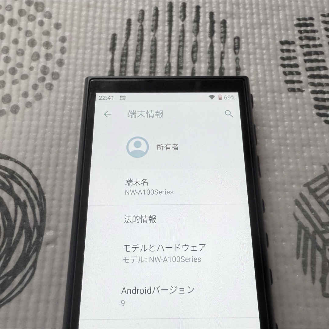 WALKMAN - WALKMAN NW-A100シリーズ NW-A105 (L) ブルーの通販 WALKMAN - WALKMAN NW-A100シリーズ NW-A105 (L) ブルーの通販