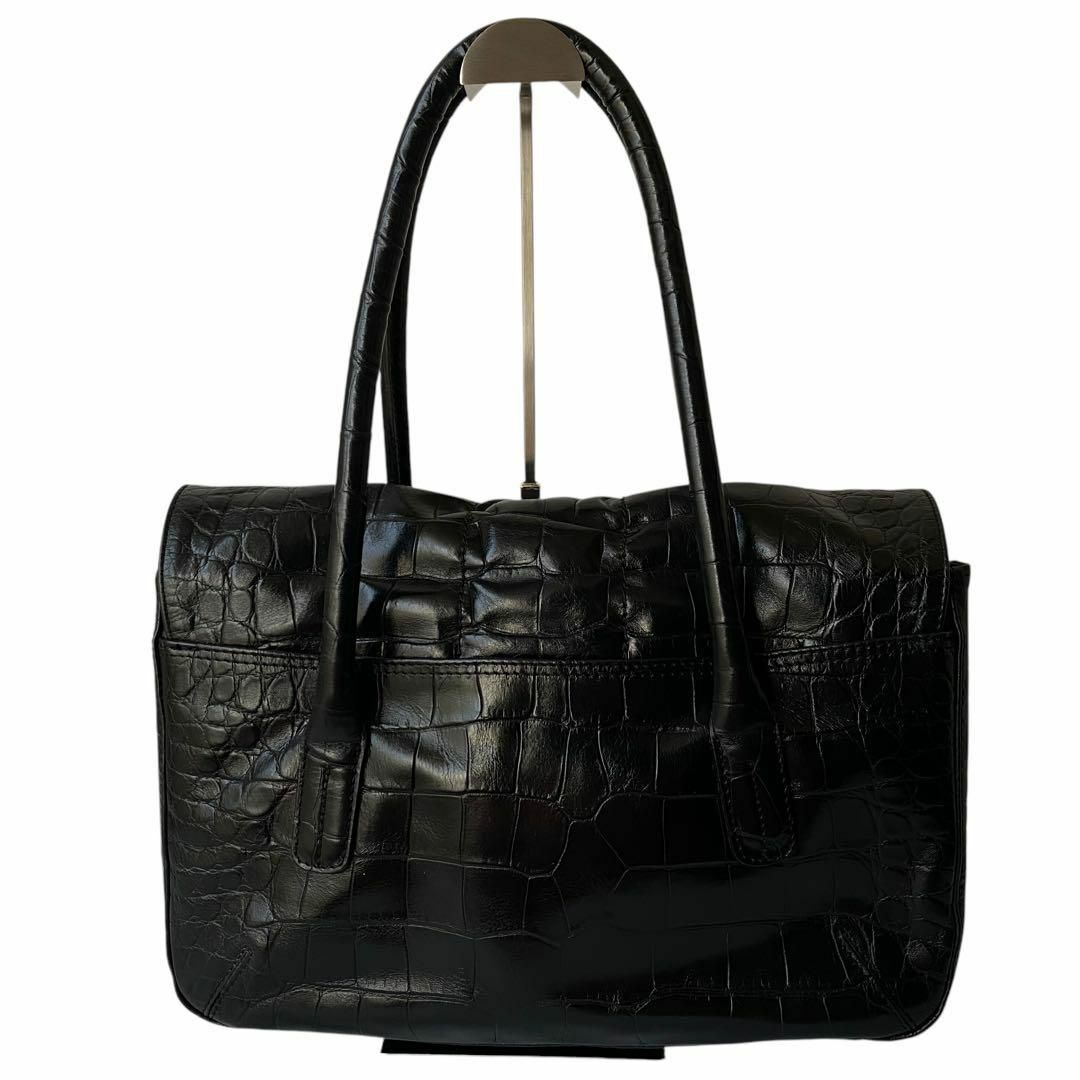 FURLA - 極美品 フルラ ハンドバッグ 型押し パイソン レザー FURLA - 極美品 フルラ ハンドバッグ 型押し パイソン レザー