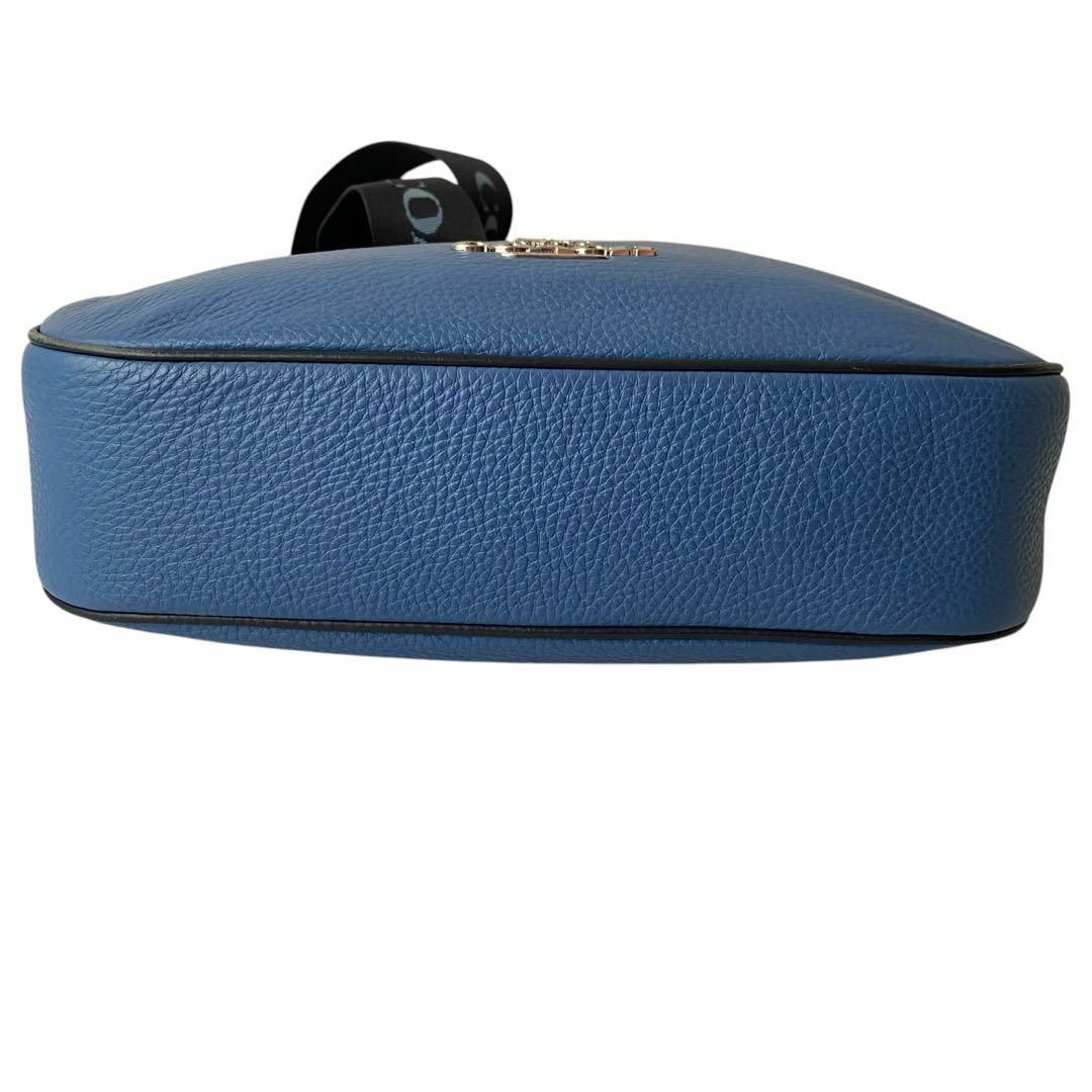 COACH - 極美品 コーチ ショルダーバッグ レザー ブルー 斜め COACH - 極美品 コーチ ショルダーバッグ レザー ブルー 斜め