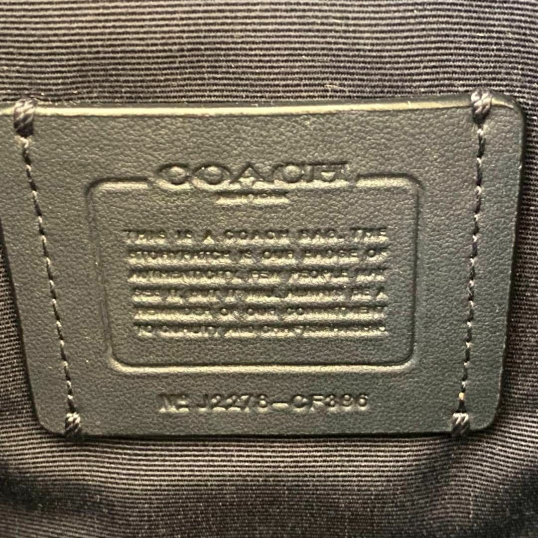 COACH - 極美品 コーチ ショルダーバッグ レザー ブルー 斜め COACH - 極美品 コーチ ショルダーバッグ レザー ブルー 斜め