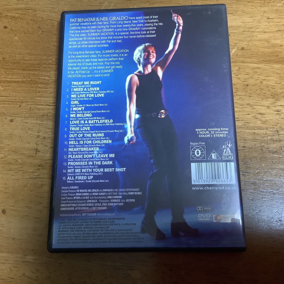 パット・ベネター DVD3枚　まとめ売り エンタメ/ホビーのDVD/ブルーレイ(ミュージック)の商品写真