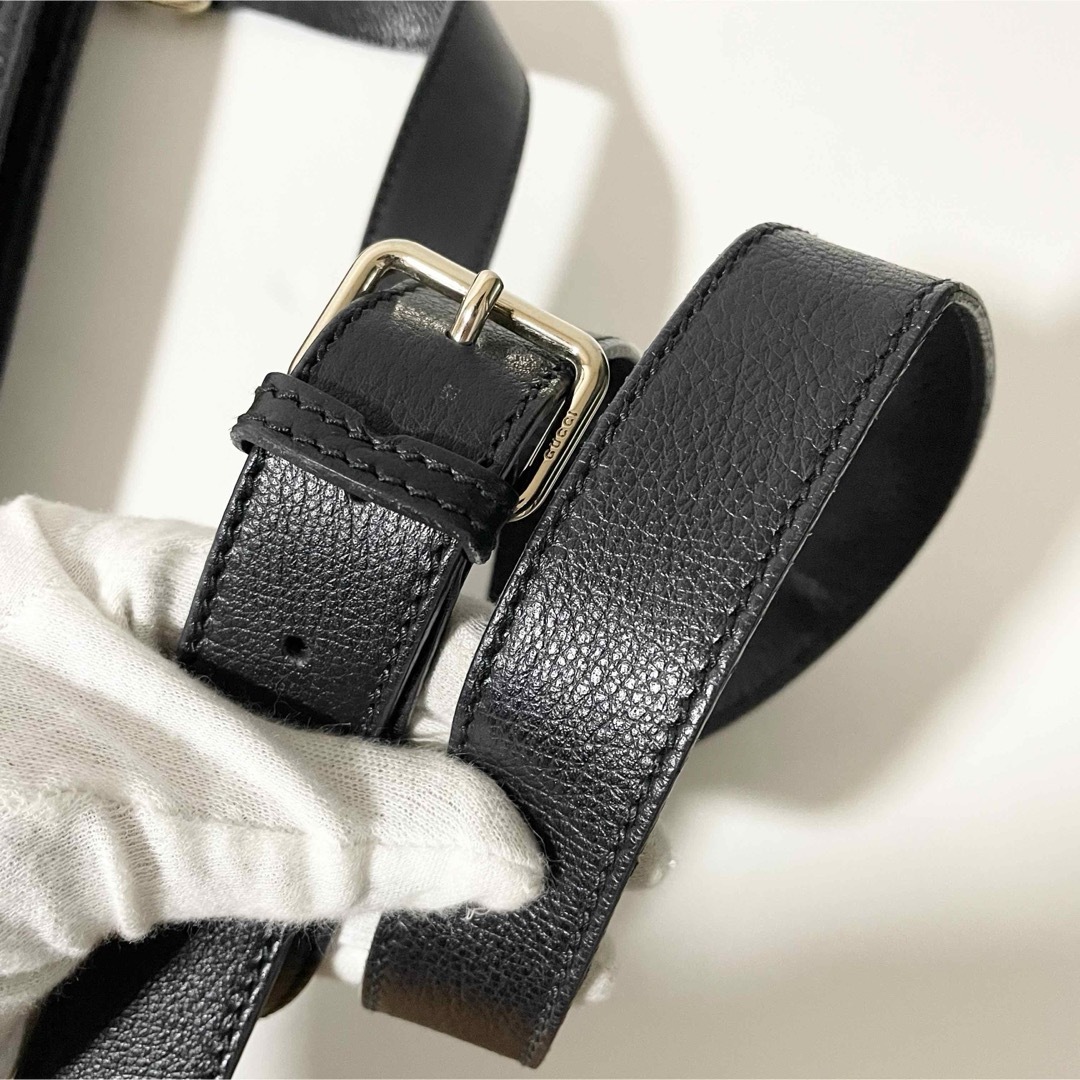 GUCCI - 【極美品】グッチ シマ レザー ショルダーバッグ GUCCI - 【極美品】グッチ シマ レザー ショルダーバッグ