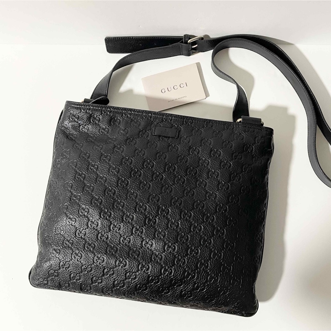 GUCCI - 【極美品】グッチ シマ レザー ショルダーバッグ GUCCI - 【極美品】グッチ シマ レザー ショルダーバッグ