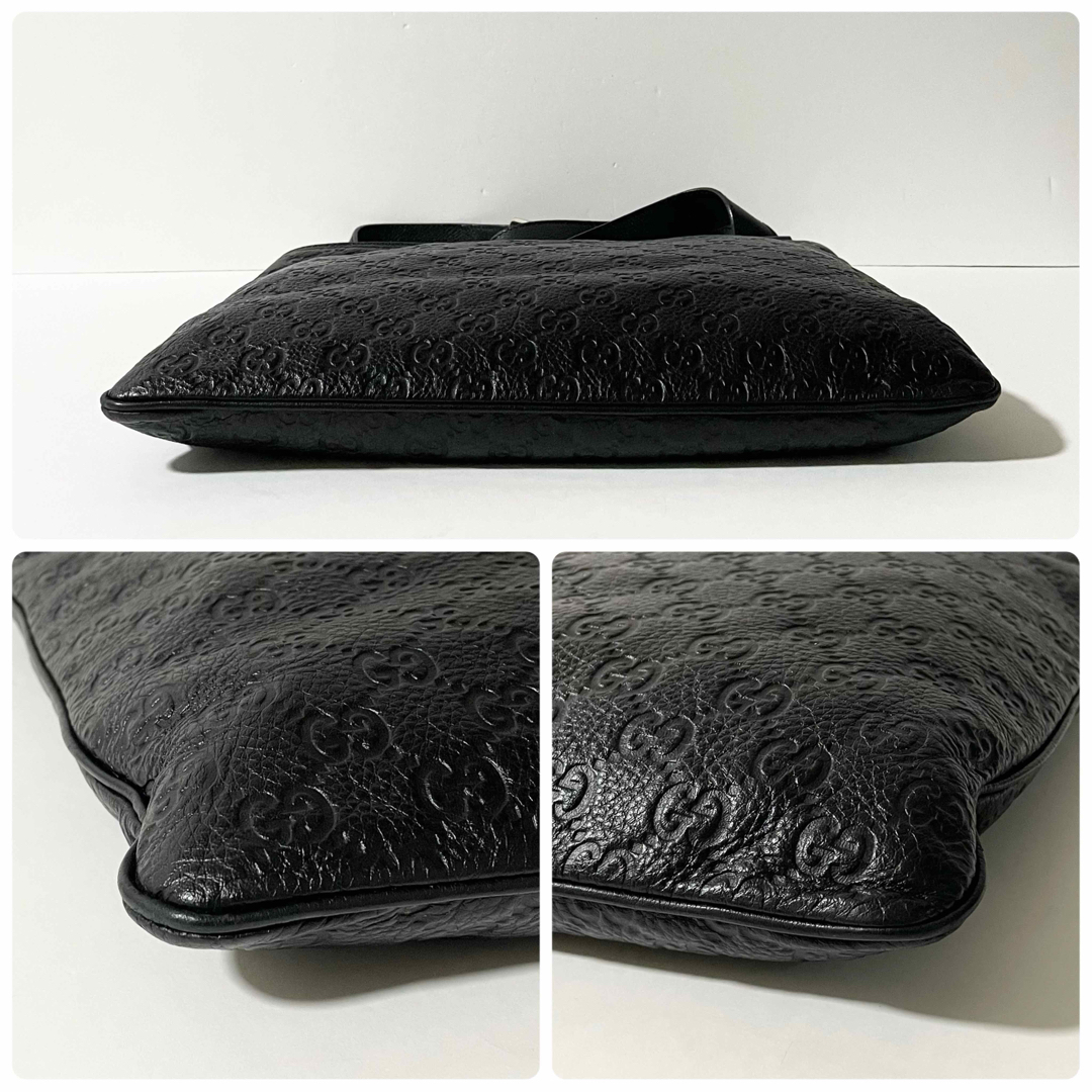 GUCCI - 【極美品】グッチ シマ レザー ショルダーバッグ GUCCI - 【極美品】グッチ シマ レザー ショルダーバッグ