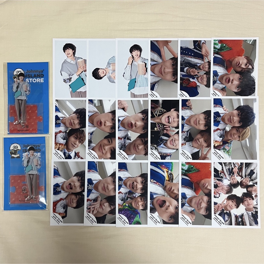 ACEes 美少年 佐藤龍我 公式写真 アクスタ エンタメ/ホビーのタレントグッズ(アイドルグッズ)の商品写真