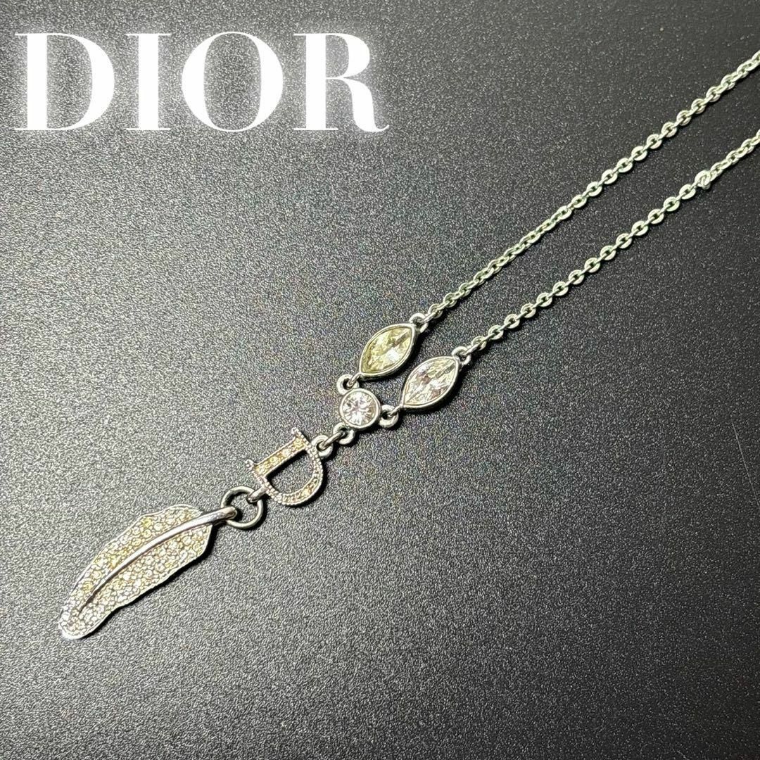 Christian Dior - Christian Dior ネックレス ラインストーン Christian Dior - Christian Dior ネックレス ラインストーン
