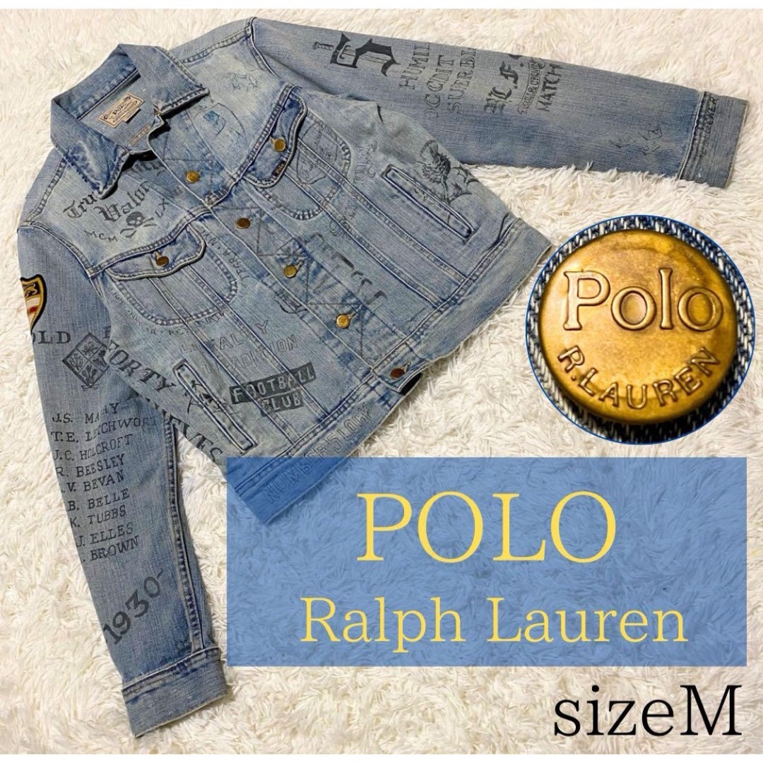 POLO RALPH LAUREN - 希少 ポロラルフローレン デニムジャケット POLO RALPH LAUREN - 希少 ポロラルフローレン デニムジャケット