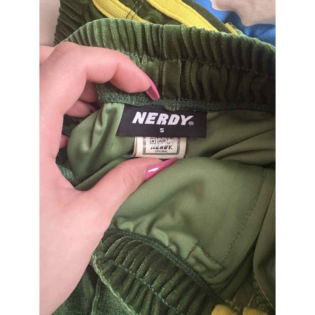 nerdy ベロアジャージ トラックジャケット セットアップの通販 nerdy ベロアジャージ トラックジャケット セットアップの通販