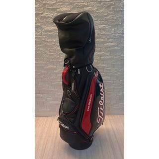 Titleist - タイトリスト キャディバッグ ホワイト レッド Titleist - タイトリスト キャディバッグ ホワイト レッド