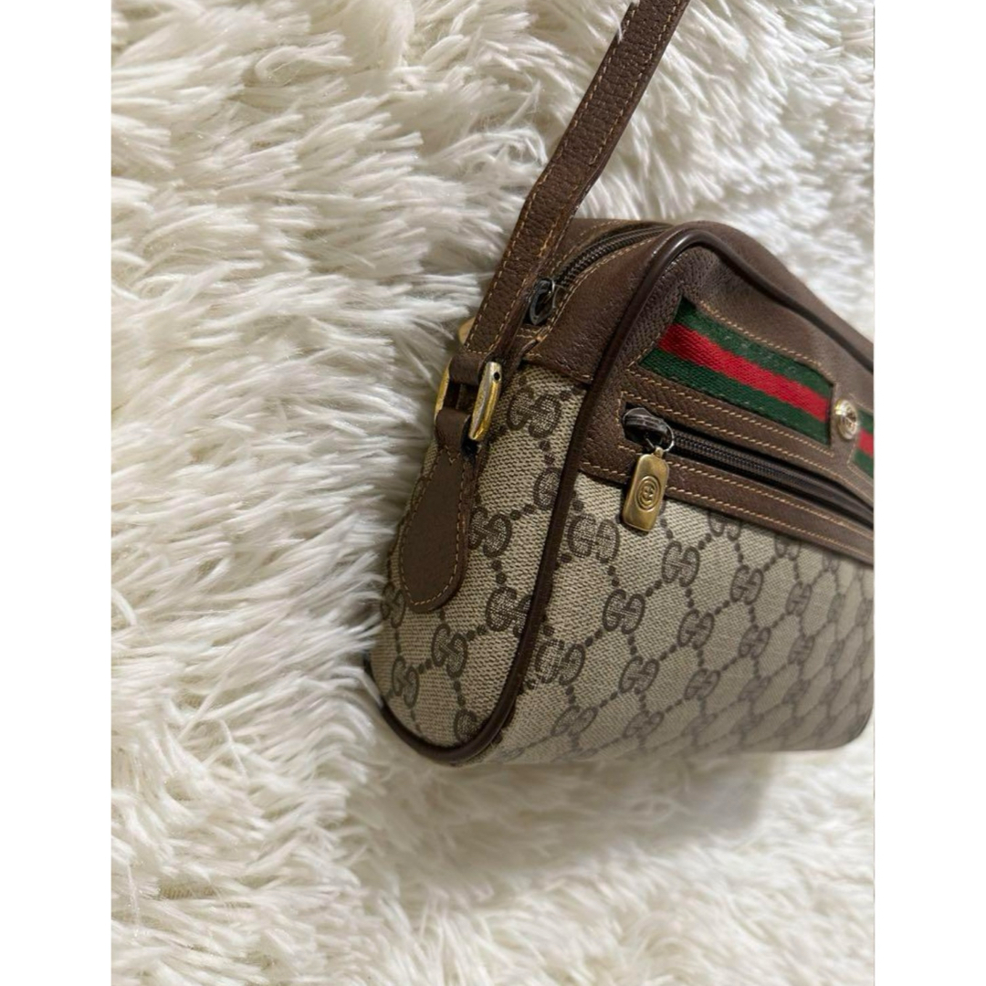 GUCCI - 希少 レア オールドグッチ GG 総柄 レザー ショルダー GUCCI - 希少 レア オールドグッチ GG 総柄 レザー ショルダー