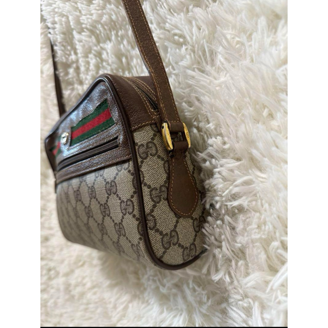 GUCCI - 希少 レア オールドグッチ GG 総柄 レザー ショルダー GUCCI - 希少 レア オールドグッチ GG 総柄 レザー ショルダー