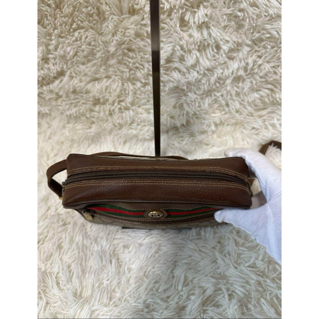 GUCCI - 希少 レア オールドグッチ GG 総柄 レザー ショルダー GUCCI - 希少 レア オールドグッチ GG 総柄 レザー ショルダー