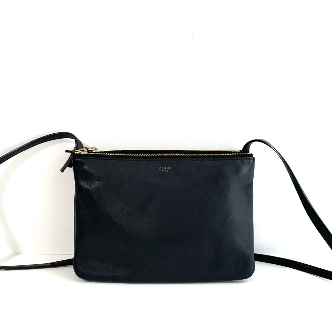 CELINE - 【美品】CELINE セリーヌ ショルダーバッグ トリオ CELINE - 【美品】CELINE セリーヌ ショルダーバッグ トリオ