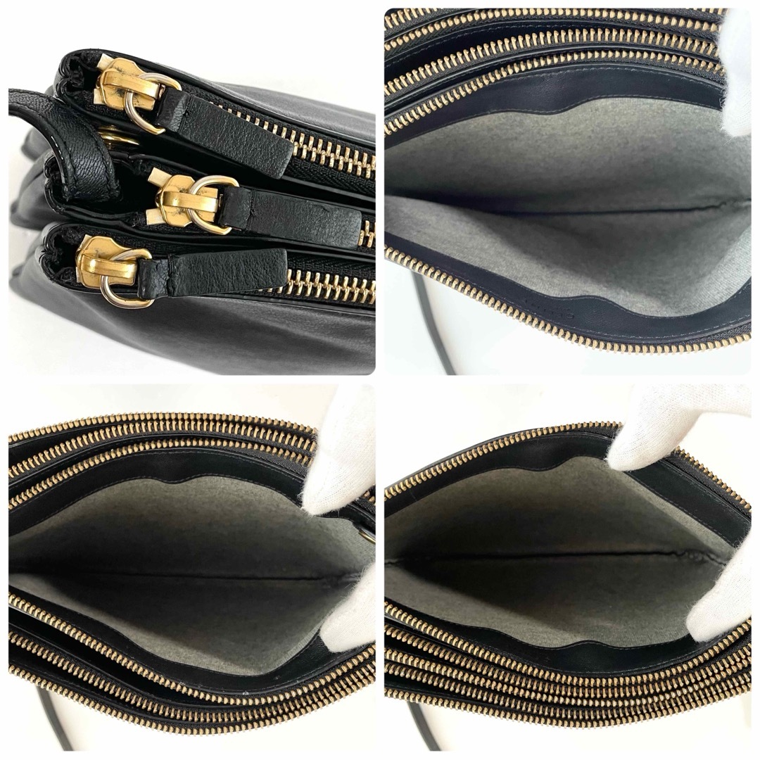 CELINE - 【美品】CELINE セリーヌ ショルダーバッグ トリオ CELINE - 【美品】CELINE セリーヌ ショルダーバッグ トリオ