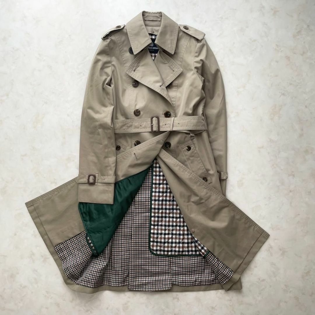 AQUA SCUTUM - 【極美品】 Aquascutum トレンチコート 大きい AQUA SCUTUM - 【極美品】 Aquascutum トレンチコート 大きい