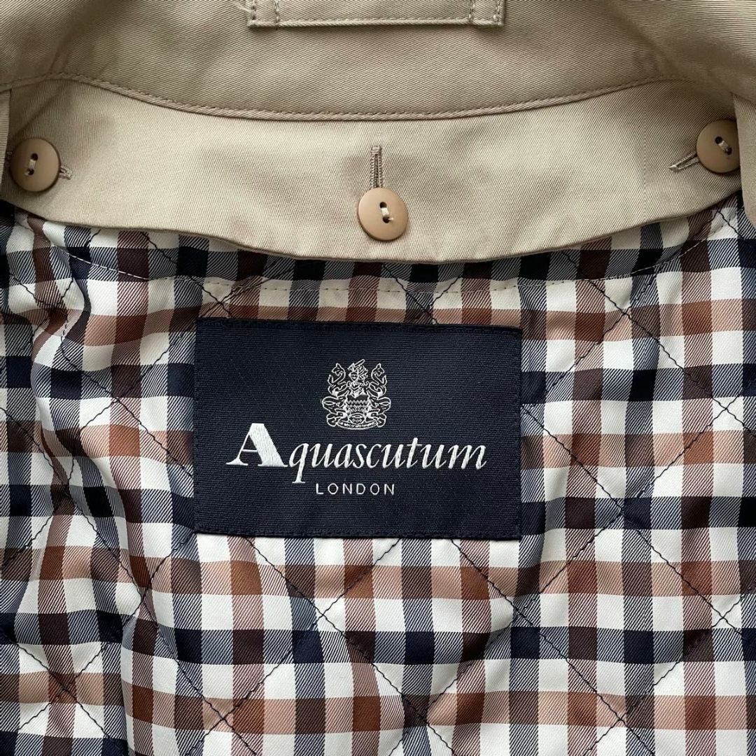 AQUA SCUTUM - 【極美品】 Aquascutum トレンチコート 大きい AQUA SCUTUM - 【極美品】 Aquascutum トレンチコート 大きい
