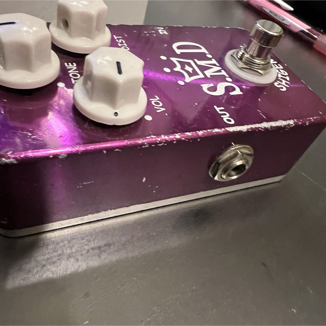 箱付 SHIGEMORI S.M.D. ディストーション ギターエフェクターの 箱付 SHIGEMORI S.M.D. ディストーション ギターエフェクターの