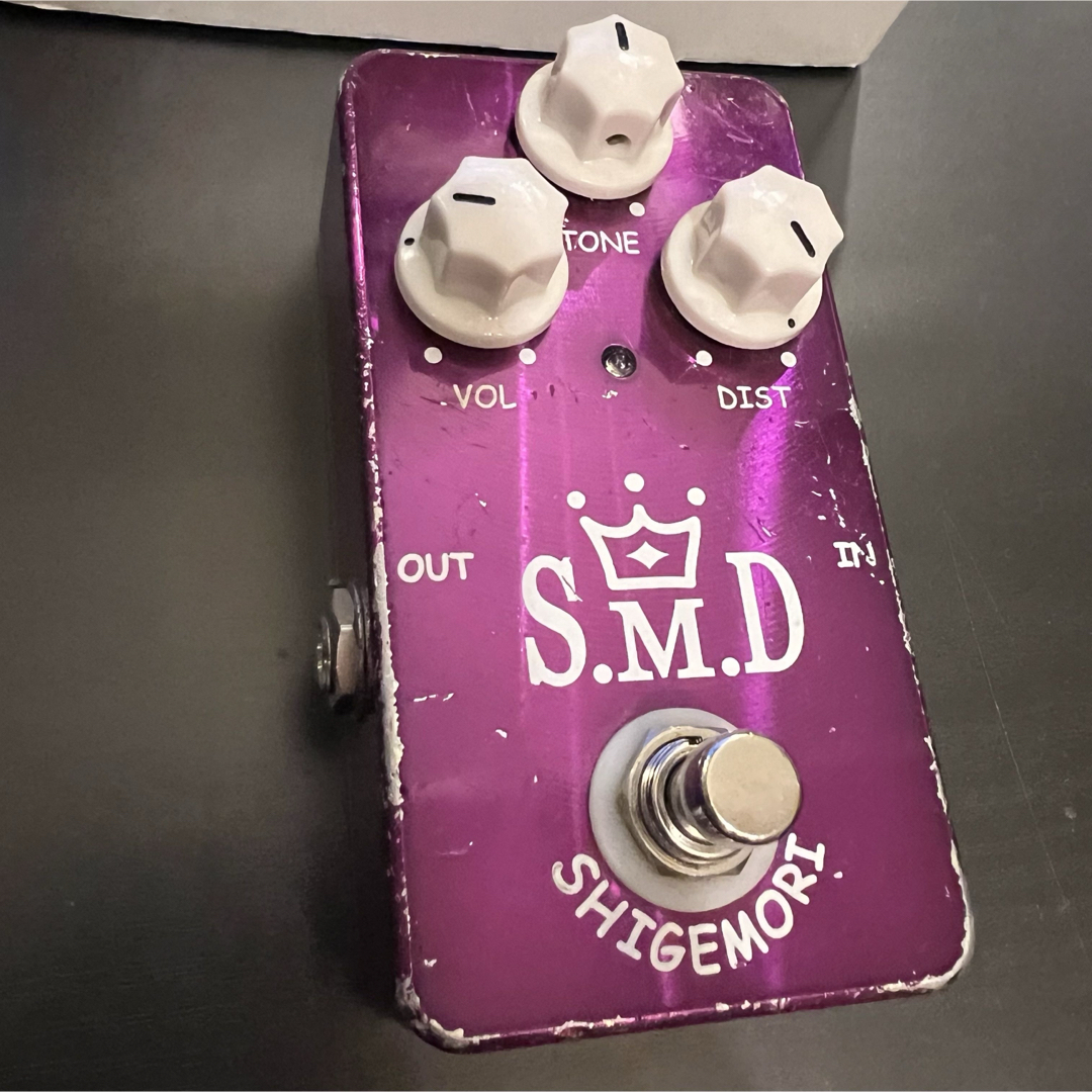 箱付 SHIGEMORI S.M.D. ディストーション ギターエフェクターの 箱付 SHIGEMORI S.M.D. ディストーション ギターエフェクターの