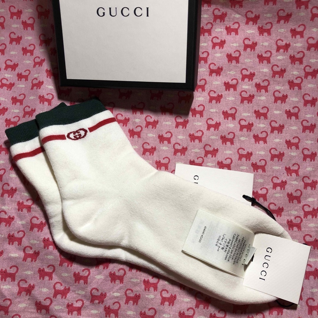 GUCCI - ⭐️グッチ ソックスの通販 by 猫ニャン🐾|グッチなら GUCCI - ⭐️グッチ ソックスの通販 by 猫ニャン🐾|グッチなら