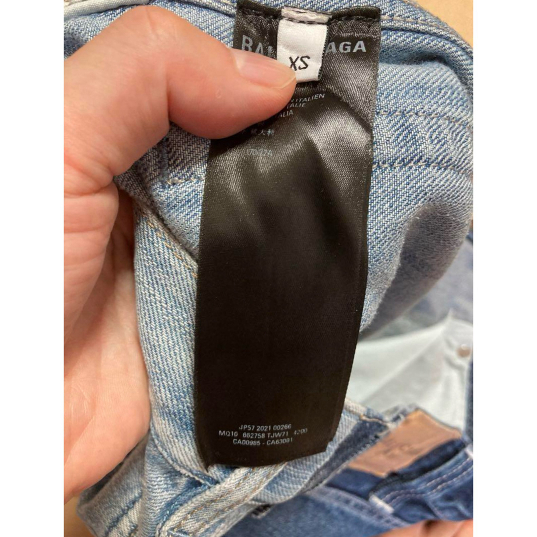 BALENCIAGA - 【スーパーSALE】BALENCIAGA ワイドデニム JEANS BALENCIAGA - 【スーパーSALE】BALENCIAGA ワイドデニム JEANS