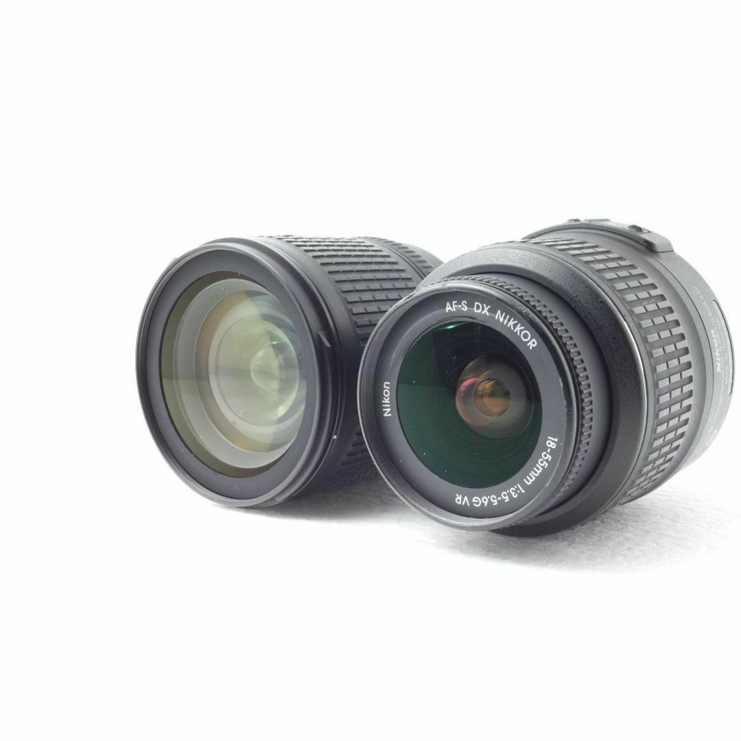 【国内正規総代理店アイテム】 Nikon ❄ D3100 ♥撮影枚数枚3741♥スマホ転送♥の ダブルレンズ デジタルカメラ
