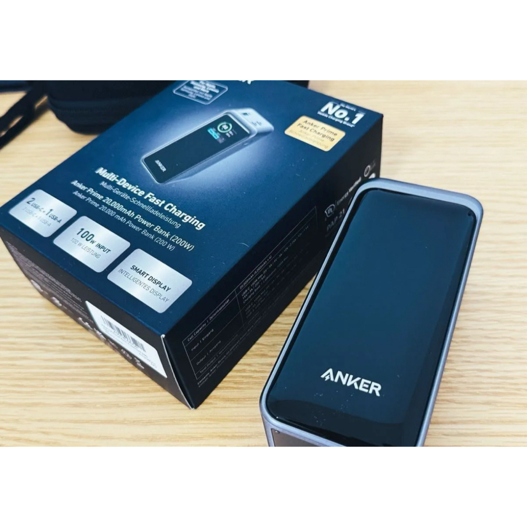 Anker - Anker Prime Power Bank (20000mAh, 200W) の通販 by Anker - Anker Prime Power Bank (20000mAh, 200W) の通販 by