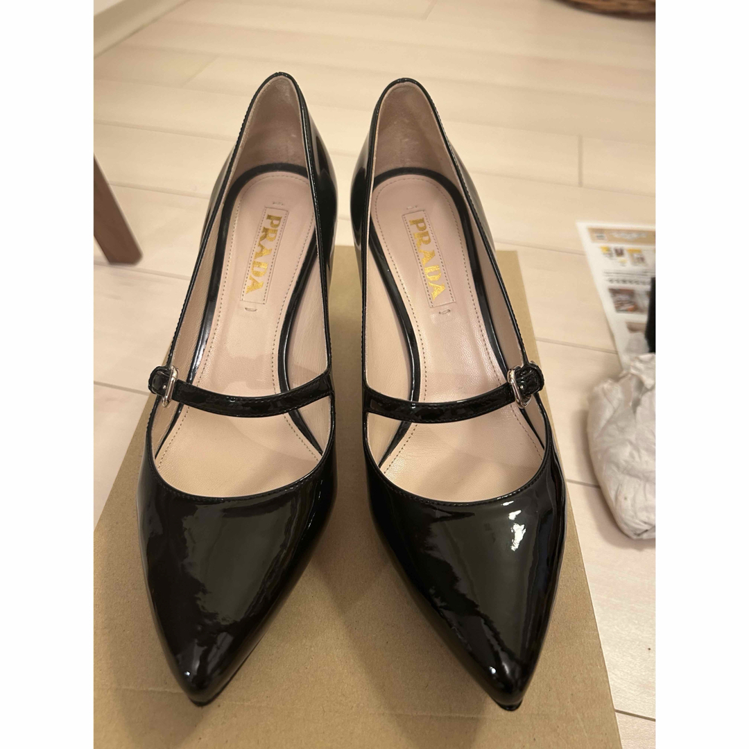 PRADA - プラダ ヒール37.5の通販 by みんみん's shop|プラダ PRADA - プラダ ヒール37.5の通販 by みんみん's shop|プラダ