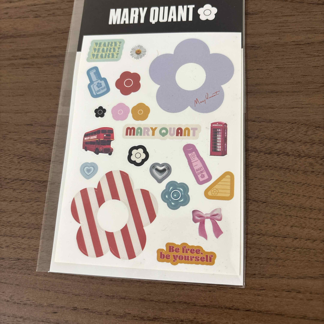 MARY QUANT(マリークヮント)のマリークワント 70周年ステッカー インテリア/住まい/日用品の文房具(シール)の商品写真