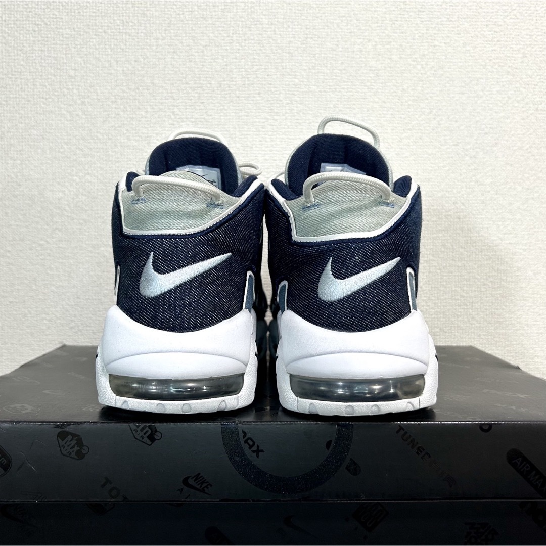 NIKE - 美品 人気 ナイキ エアモアアップテンポ モアテン デニム NIKE - 美品 人気 ナイキ エアモアアップテンポ モアテン デニム
