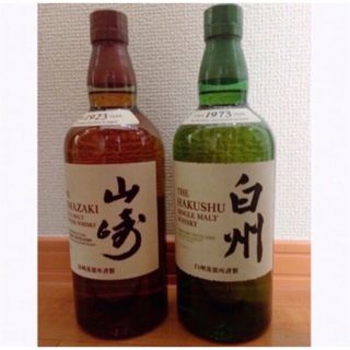 サントリー - 白州100周年ボトル8本、山崎12年3本、響空き瓶 サントリー - 白州100周年ボトル8本、山崎12年3本、響空き瓶