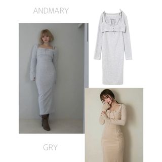 Darich - 【新品】ANDMARY♡ Roy velour set long dressの通販 Darich - 【新品】ANDMARY♡ Roy velour set long dressの通販
