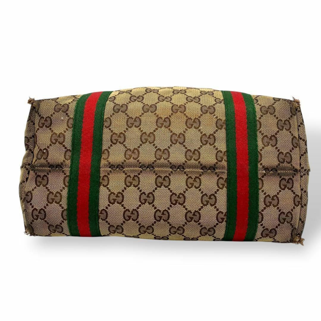 GUCCI - GUCCI グッチ ハンドバッグ トートバッグ GGキャンバス GUCCI - GUCCI グッチ ハンドバッグ トートバッグ GGキャンバス