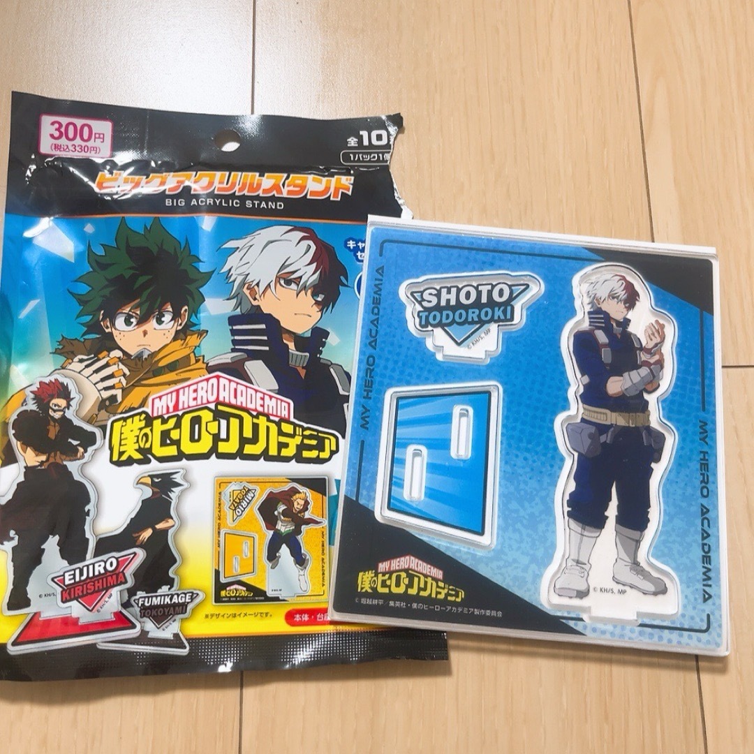 轟焦凍 ダイソー ヒロアカ DAISO ビッグアクスタ エンタメ/ホビーのおもちゃ/ぬいぐるみ(キャラクターグッズ)の商品写真