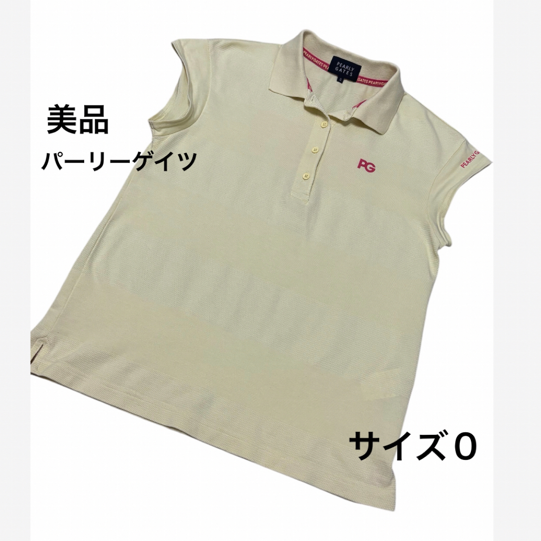 PEARLY GATES - 【美品】パーリーゲイツ ノースリーブポロシャツ PEARLY GATES - 【美品】パーリーゲイツ ノースリーブポロシャツ