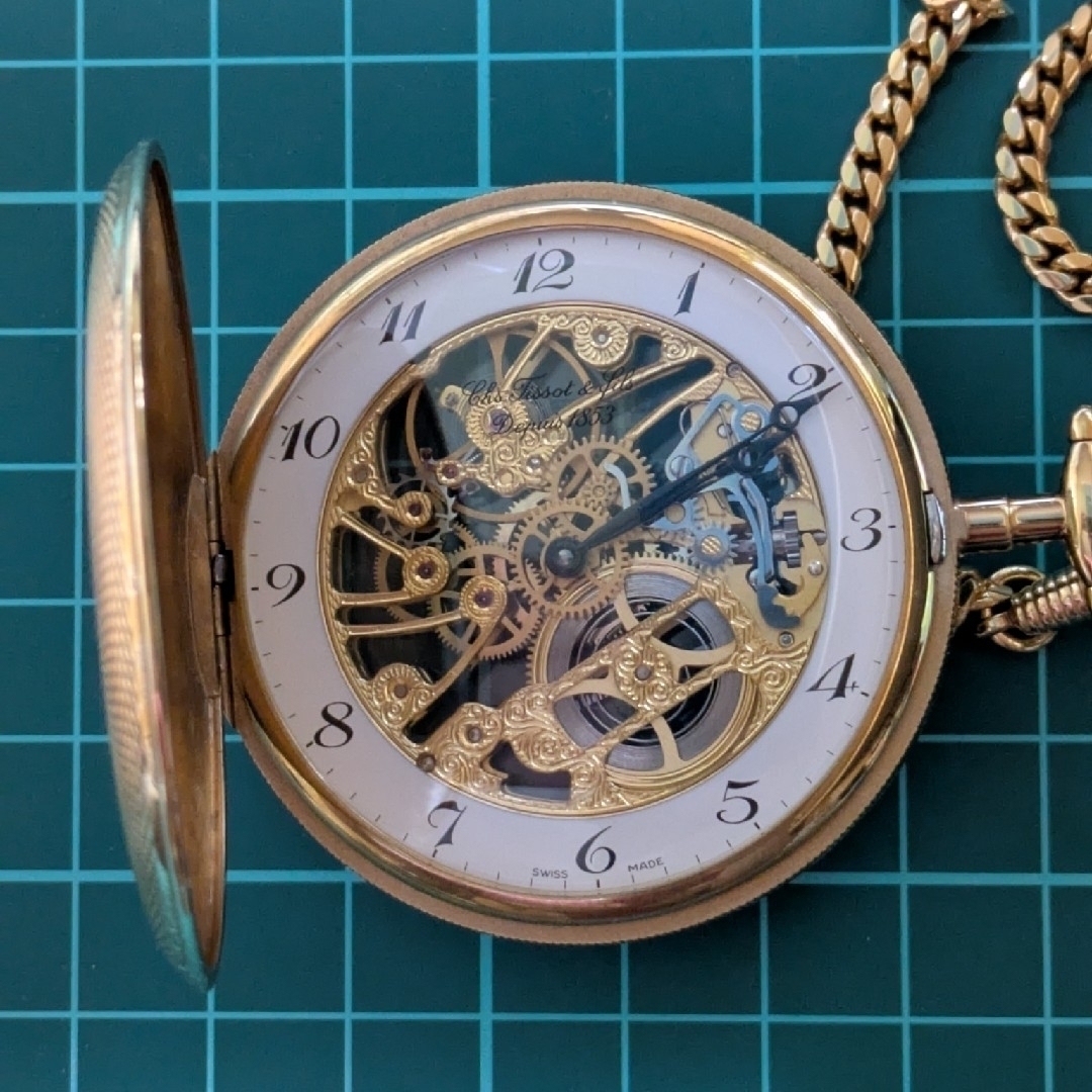 TISSOT - ティソ 懐中時計 ヴィンテージ 手巻き式の通販 by ろし TISSOT - ティソ 懐中時計 ヴィンテージ 手巻き式の通販 by ろし